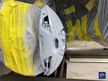 신차 BMW X6 40d 742M 블랙유광 휠도색 + 레드 캘리퍼 도색 / 용인 처인구