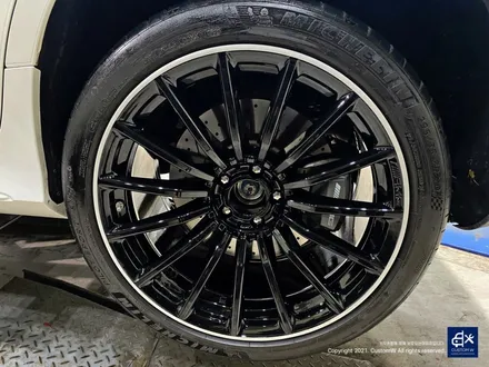 벤츠 GT43 AMG 휠수리 후 블랙실버 투톤 유광 휠도색 / 용인 처인구