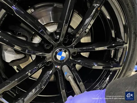 BMW G30 520d 662M 휠수리 후 블랙유광 휠도색 / 용인 처인구