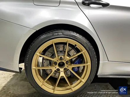 BMW F80 M3 763M 휠도색 불량 재작업 약품 박리 후 페라리 골드 유광 휠도색 / 용인 처인구
