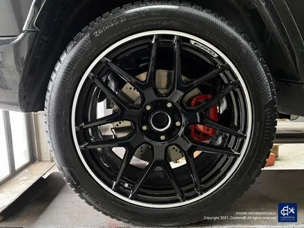벤츠 G63 AMG G바겐 22인치 블랙 실버 투톤 유광 휠도색 / 용인 처인구