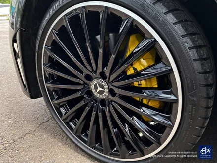 벤츠 CLS450 휠수리 후 블랙 실버 투톤 유광 휠도색 / 용인 처인구