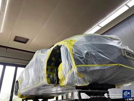 BMW E82 1M 쿠페 359M 휠수리 후 하이퍼 실버 휠도색 + 레드 캘리퍼 도색 / 용인 처인구