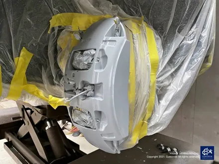 벤츠 GLE53 AMG 블랙 유광 휠도색 + 레드 캘리퍼 도색 / 용인 처인구