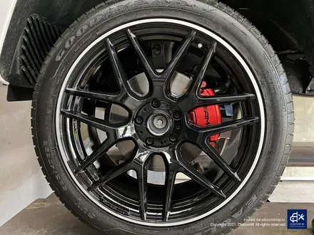 벤츠 G400d G바겐 G63 에디션 휠 수리 후 블랙 실버 투톤 유광 휠도색 / 용인 처인구