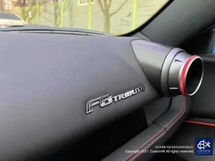 확 달라진 느낌_! 페라리 F8 트리뷰토 로즈 골드 휠 도색 / Ferrari F8 tributo 각도에 따라 달라 보이는 매력적인 컬러! 사진으로 실물표현 불가. 실물 승부 컬러 / 용인 처인구