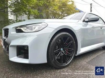 믿고 맡기는 커스텀 W_! 캐리어 카 (세이프 티 로더)를 이용해서 입출고_! BMW G87 신형 M2 블랙 유광 휠도색 & 레드 캘리퍼 도색 / 용인 처인구