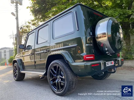요즘 자주 입고되는 번호판 미장착 / 미등록  차량_!벤츠 G바겐 G63AMG 사틴 블랙 (무광 검정 / 매트 블랙) 휠 도색 신차 출고 작업 / 용인 처인구