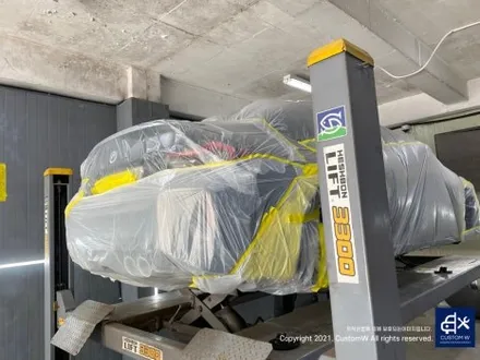 BMW G87 M2 930M 블랙 유광 휠도색 + 레드 캘리퍼 도색 커스텀W에 자주 입고되는 포켓 머신~~! / 용인 처인구
