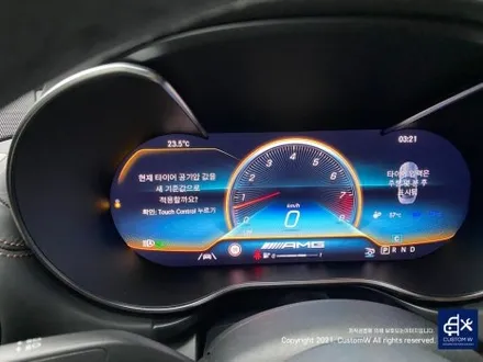 귀한 차량~! 벤츠 GTC AMG 무광 블랙 실버 투톤 휠 도색 작업으로 더욱 멋지게_! / 용인 처인구