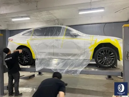 타 업체 잘못된 수리 도색 이력이 있는  BMW 6GT 640i 20인치 646휠 약품 박리 / 페인트 제거 후, 건메탈 그레이 휠도색 그리고 레드 캘리퍼 도색작업까지_! / 용인 처인구