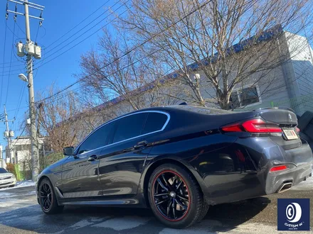 BMW G30 520i 662M 블랙 + 레드 투톤 휠 도색 / 용인 처인구