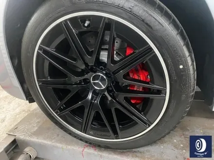 벤츠 GT43 AMG 유광 블랙 & 실버 투톤 휠도색 / 용인 처인구