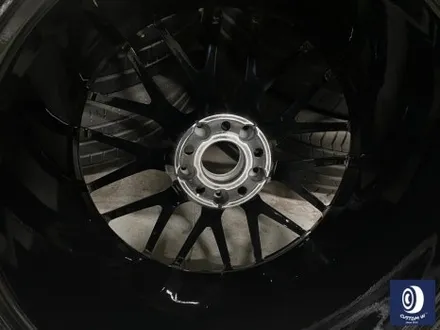 벤츠 C63AMG 하이그로시 블랙(검정 유광) 휠도색 + 레드 캘리퍼 도색 / 용인 처인구