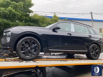 BMW X7 40D 신차 출고 작업 22인치 블랙 유광 휠도색 / 용인 처인구