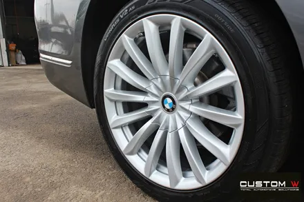 BMW G12 730Ld 휠 상처 수리 후 실버 휠복원 / 용인 처인구