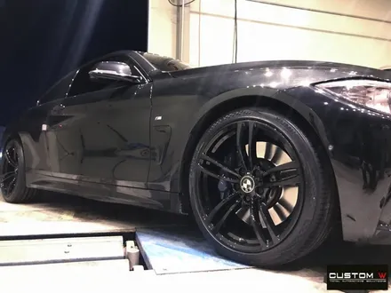 BMW 428i 437M 19인치 기존 잘못된 수리 도색 약품 박리 후 블랙유광 휠도색 / 용인 처인구