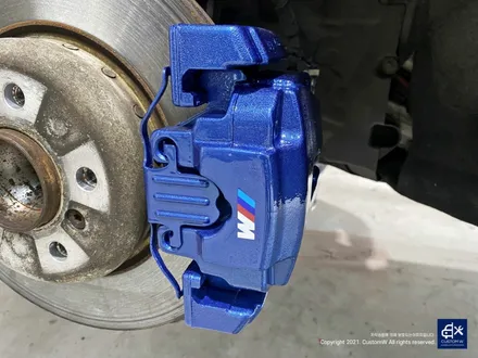 역대급 분진 제거! BMW F10 528i 휠수리 후 블랙유광 휠도색 + 블루 캘리퍼 도색 / 용인 처인구