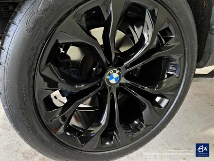 BMW X5 50i 휠수리 후 블랙유광 휠도색 / 용인 처인구