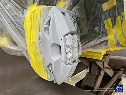 신차 BMW X6 40d 742M 블랙유광 휠도색 + 레드 캘리퍼 도색 / 용인 처인구