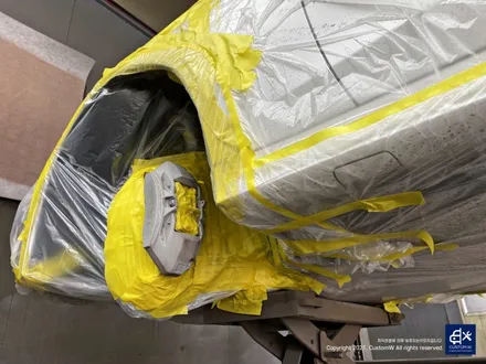 벤츠 CLS53 AMG 블랙실버 투톤 유광 휠도색 + 레드 캘리퍼 도색 / 용인 처인구
