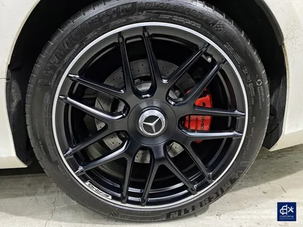 벤츠 S63 AMG 쿠페 휠수리 후 블랙 실버 투톤 무광 휠도색 / 용인 처인구