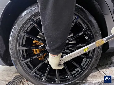 벤츠 GT43 AMG 휠수리 후 블랙유광 휠도색 / 용인 처인구