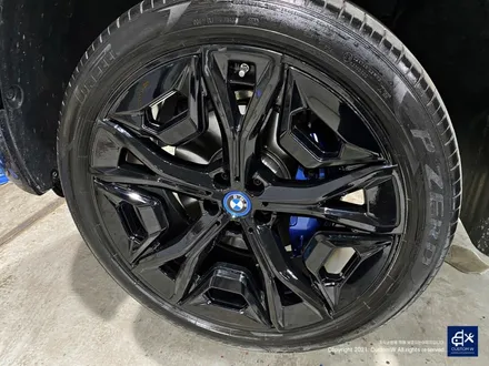 BMW iX50 휠수리 후 블랙유광 휠도색 / 용인 처인구