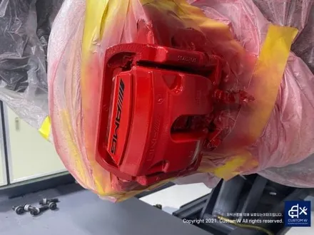 벤츠 GLE53 AMG 블랙 유광 휠도색 그리고 레드 캘리퍼 도색까지_! 완벽한 컬러 밸런스_! / 용인 처인구