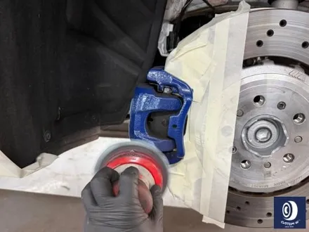 자주 입고 되는 BMW G87 M2 블랙 유광 휠도색 + 레드 캘리퍼 도색 / 용인 처인구