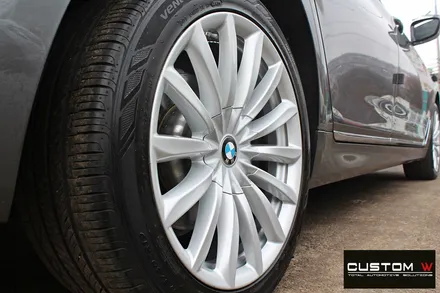 BMW G12 730Ld 휠 상처 수리 후 실버 휠복원 / 용인 처인구