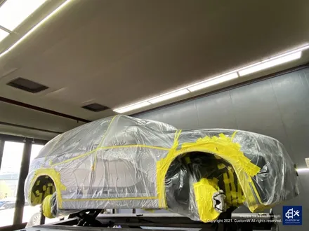 BMW X1 20i 블랙유광 휠도색 + 블루 캘리퍼 도색 / 용인 처인구