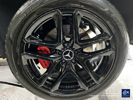 벤츠 GLE53 AMG 휠수리 후 블랙유광 휠도색 / 용인 처인구