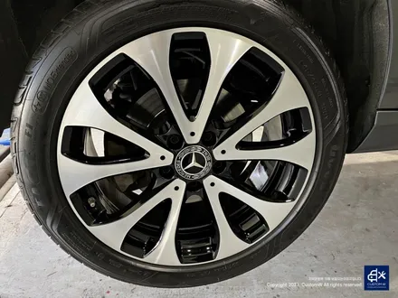 벤츠 W213 E220d 휠수리 후 다이아몬드 컷팅 블랙폴리시 휠 / 용인 처인구