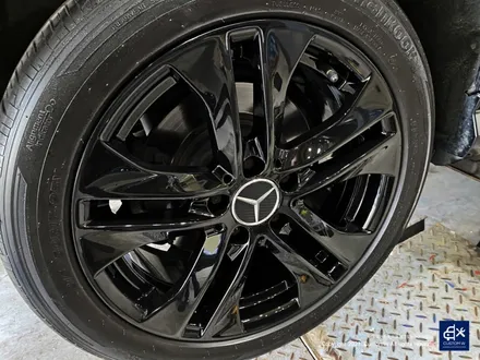 벤츠 W204 C220d 휠수리 후 블랙 유광 휠도색 / 용인 처인구