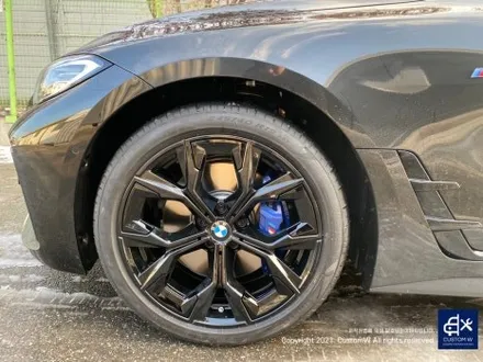 BMW G24 420i 860M 19인치 유광 블랙 휠 도색 + 휠 커버 20개도 함께 도색. (feat. 휠 커버가 왜 이리 많은 건가..;;) / 용인 처인구