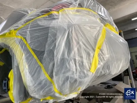 BMW G87 M2 930M 블랙 유광 휠도색 + 레드 캘리퍼 도색 커스텀W에 자주 입고되는 포켓 머신~~! / 용인 처인구