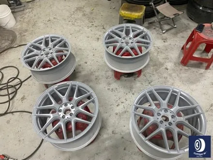 벤츠 S63 AMG 잘못된 휠 수리 도색 이력이 있는 에디션 휠 약품 박리 (페인트 제거) 후, 투톤 휠도색 재작업 + 캘리퍼 도색까지_! / 용인 처인구