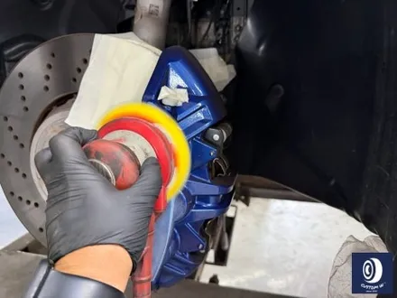 BMW G87 M2 930M 휠 상처 수리 후, 건메탈 그레이 휠도색 + 레드 캘리퍼 도색 / 용인 처인구