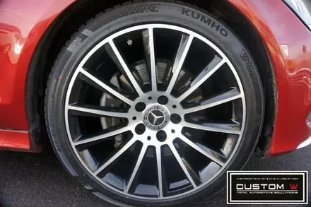 벤츠 CLS 250 상처 심한 휠 다이아몬드 컷팅 휠수리 , 운전석 리어휀더, 범퍼 판금도색 외형복원 작업까지 한번에_! 원스탑 토탈 솔루션 커스텀W / 용인 처인구