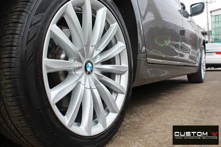 BMW G12 730Ld 휠 상처 수리 후 실버 휠복원 / 용인 처인구