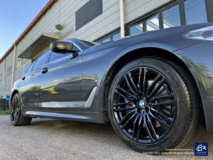 BMW G30 530e 664M 휠수리 후 블랙유광 휠도색 / 용인 처인구