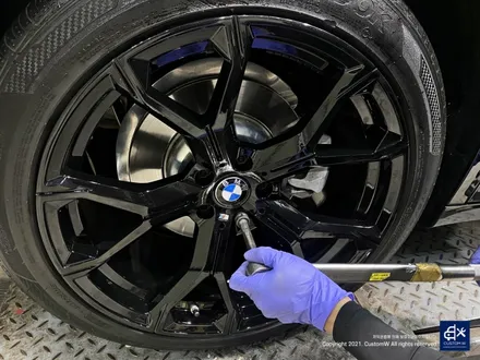 BMW X3 박리 후 블랙유광 휠도색 / 용인 처인구