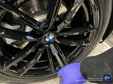 BMW G30 520d 662M 휠수리 후 블랙유광 휠도색 / 용인 처인구
