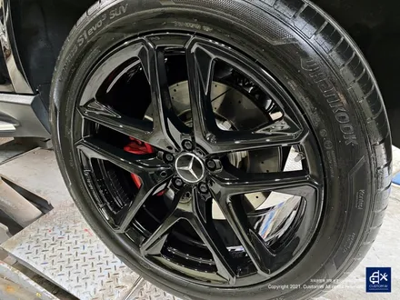벤츠 GLE53 AMG 휠수리 후 블랙유광 휠도색 / 용인 처인구