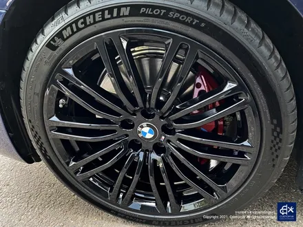 BMW G30 520d 664M 휠수리 후 블랙유광 휠도색 / 용인 처인구
