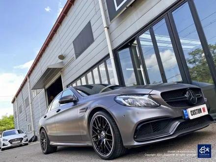 벤츠 C63 AMG 휠수리 후 투톤 유광 휠도색 / 용인 처인구