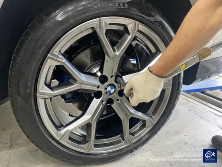 BMW G06 X6 휠수리 후 고스트크롬 휠도색 / 용인 처인구