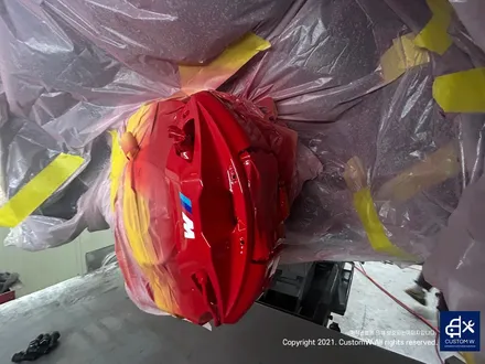 BMW 24년 신형 Z4 (G29) S DRIVE 20i 블랙 유광 휠도색 그리고 레드 캘리퍼 도색 작업으로 완벽한 컬러 밸런스_! / 용인 처인구