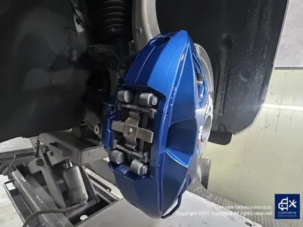 와_! 이게 플렉스다_! 전기차 럭셔리 세단 BMW I7 블루 캘리퍼 도색 고객과의 소통을 중요시하는 커스텀 W (feat. 훈훈한 카톡 내용 캡처 ) / 용인 처인구